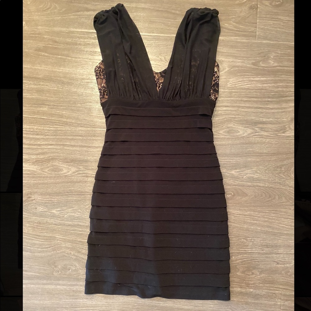 Max and Cleo Sexy Black Dress
